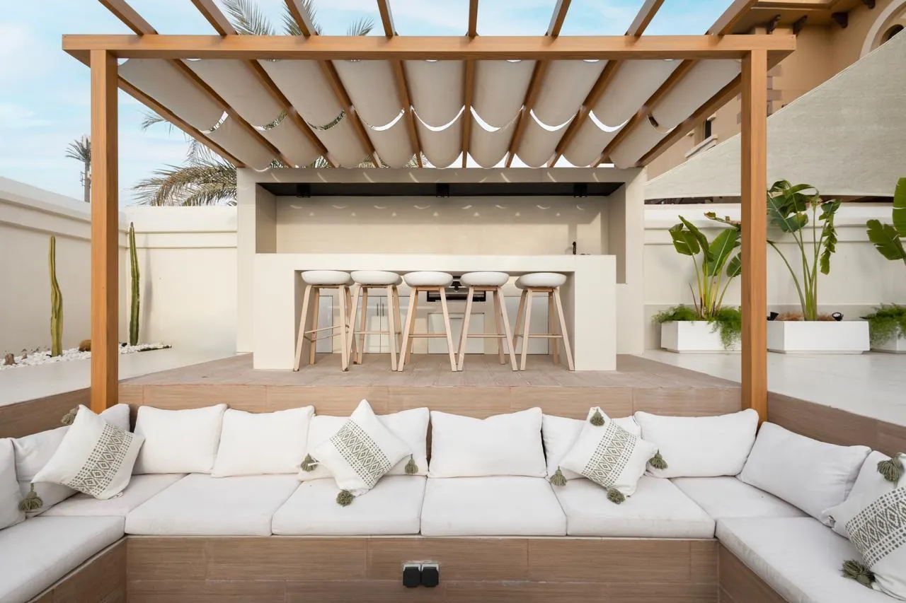 Terrasse de la villa